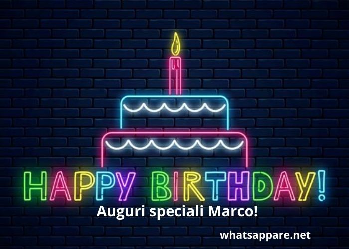 Buon Compleanno Marco Auguri Frasi E Immagini Pi Belle