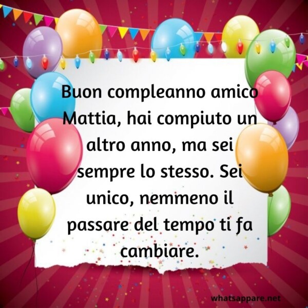 Buon Compleanno Mattia Auguri Frasi E Immagini Pi Belle