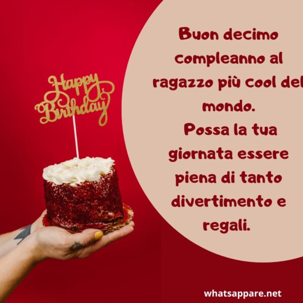 Buon Compleanno 10 Anni Auguri Frasi E Immagini