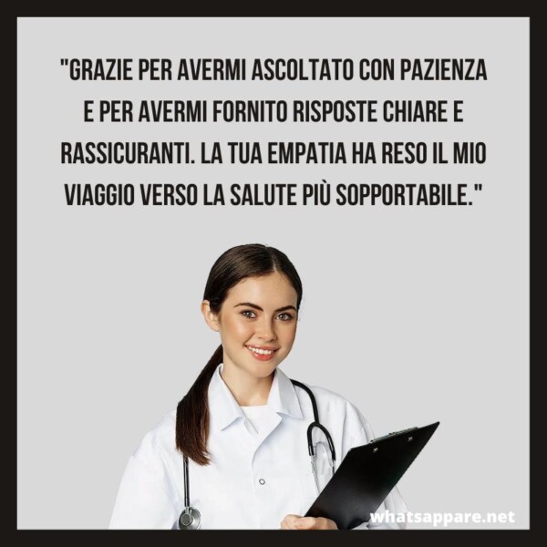 Le Migliori Frasi Di Ringraziamento Per Un Medico Da Dedicare