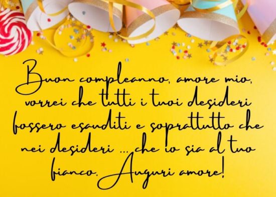 Buon Compleanno Amore Frasi E Immagini Con Auguri Da Condividere