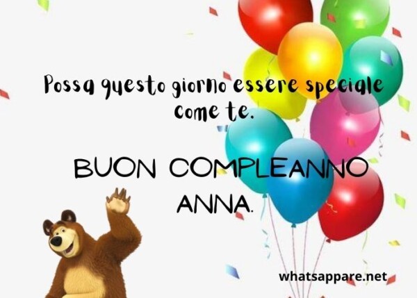 Buon Compleanno Anna: Auguri, Frasi e Immagini Più Belle