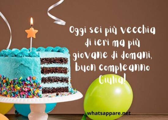 Buon Compleanno Giulia Auguri Frasi E Immagini Piu Belle