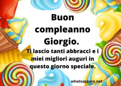 Buon Compleanno Giorgio Auguri Frasi e Immagini Più Belle